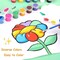 1,400-Piece Bulk Acrylic Paint Set - 100 Strips of 12 Washable Colors with 200 Paintbrushes - Mini Paint Pod Kit for Classroom, Art Parties, Students, and DIY Group Crafts (1,200 Paint Pods Total)
